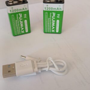 Bateria Recarregável de 9V Pujimax  1200mAh