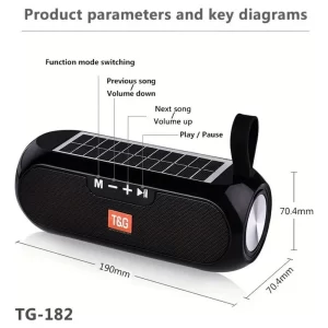 Caixa de Som - Portable Wireless Speaker