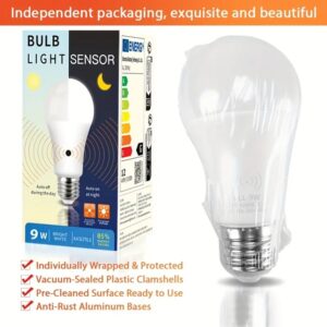 Lâmpada com sensor de movimento Kasotile, equivalente 9kWh/1000h