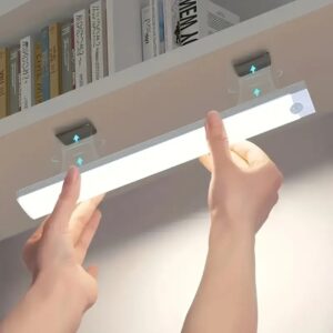 Luz de Sensor de Movimento LED Recarregável por USB - Magnética, Brilho Ajustável