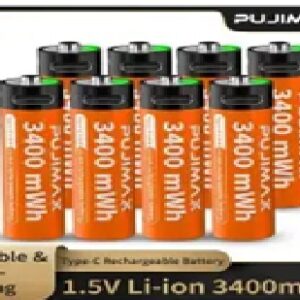 Pilha AA Pujimax Recarregavel via USB - 4255 mWh Em teste!!!