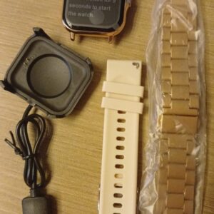Relogio Smartwatch H13 Gold C/ 2 Pulseiras