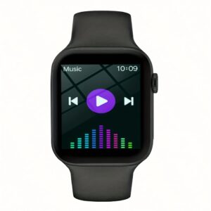 Smartwatch de 1.7 polegadas, compatível com sistemas Android e iOS