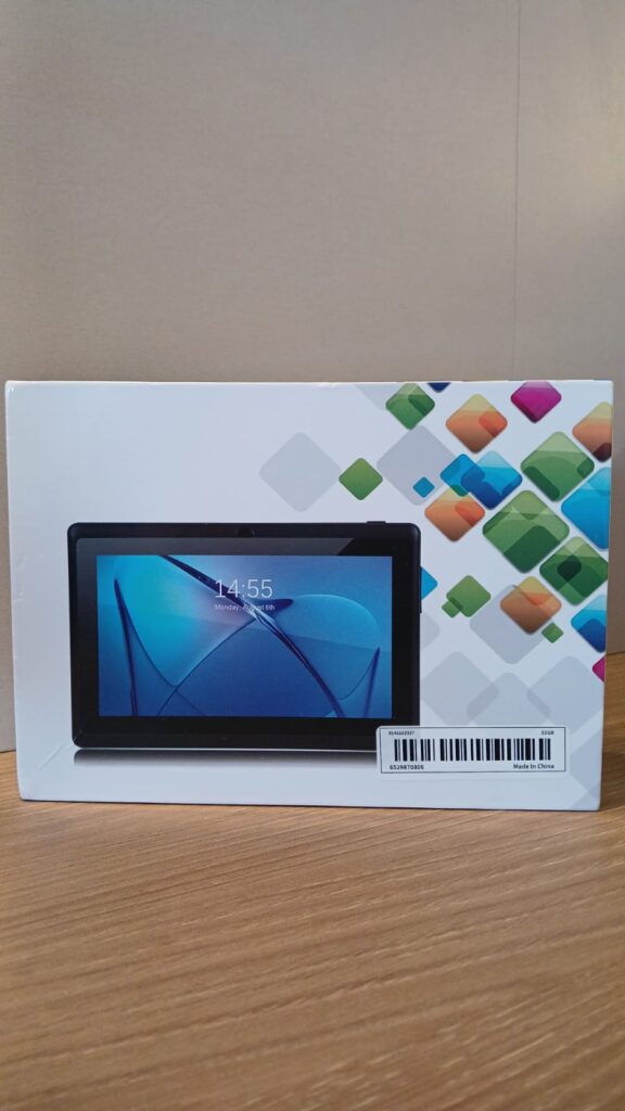 Tablet Android 14 de 7 polegadas com capa protetora, 4GB de RAM + 32GB