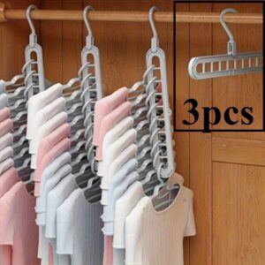 Cabides em Cinza - KIT com 3 unidades