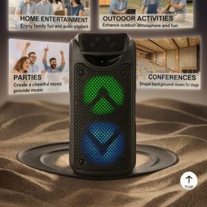 Caixa de Som RV, Novo Modelo Caixa de Som Portátil Recarregável Sem Fio