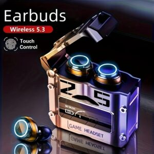 Earbuds TWS Sem Fio para Todas as Estações com Som HiFi Estéreo