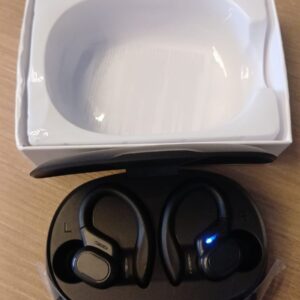 Earbuds sem fio com Microfone, Auscultadores de Ouvido Interno, Fones de Ouvido Headset s42