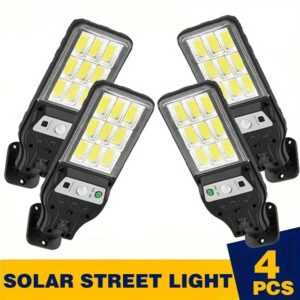Luzes Solares com Sensor de Movimento para ambiente externo ( Conjunto com 4 )