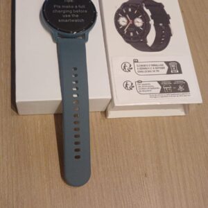 Smartwatch esporte fitness monitor de frequência cardíaca, à prova d'água conforme orientações no manual ZL 02 CPro Pulseira Azul